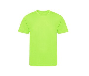 Just Cool JC201J - Camiseta deportiva infantil poliéster reciclado Electric Green