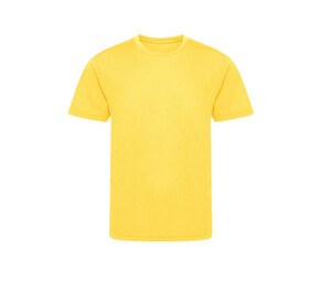 Just Cool JC201J - Camiseta deportiva infantil poliéster reciclado Sun Yellow