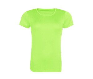 Just Cool JC205 - Camiseta deportiva de poliéster reciclado para mujer Electric Green