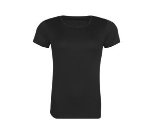Just Cool JC205 - Camiseta deportiva de poliéster reciclado para mujer Jet Black