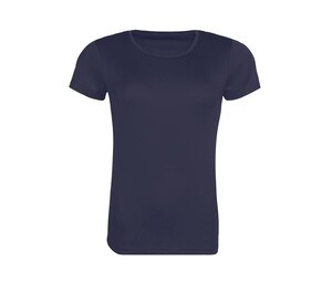Just Cool JC205 - Camiseta deportiva de poliéster reciclado para mujer French marino