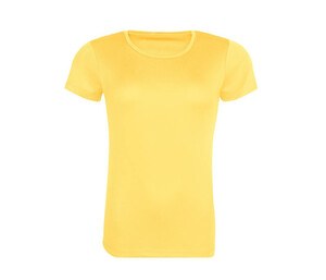 Just Cool JC205 - Camiseta deportiva de poliéster reciclado para mujer Sun Yellow