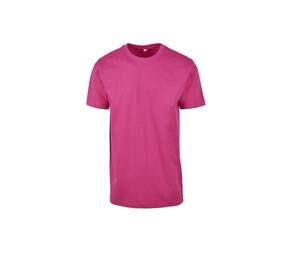Build Your Brand BY004 - Camiseta cuello redondo Hibiskus Pink