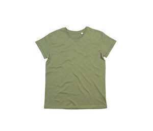 Mantis MT080 - Camiseta hombre manga enrollada Soft Olive