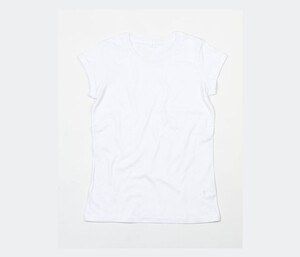 Mantis MT081 - Camiseta mujer manga enrollada White