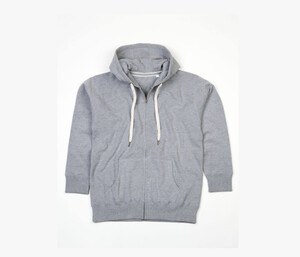 Mantis MT083 - Sudadera con sudadera con sudadera con cremallera para hombres Heather Grey Melange