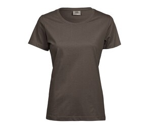 Tee Jays TJ8050 - Camiseta Suave Para Mujer Chocolate