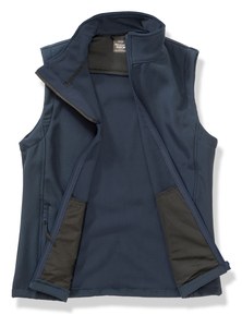 Result R232F - Chaleco Softshell Core para Damas de fácil impresión Navy / Navy