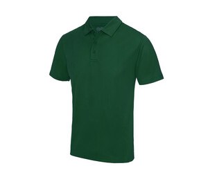 Just Cool JC040 - Polo hombre transpirable Verde botella