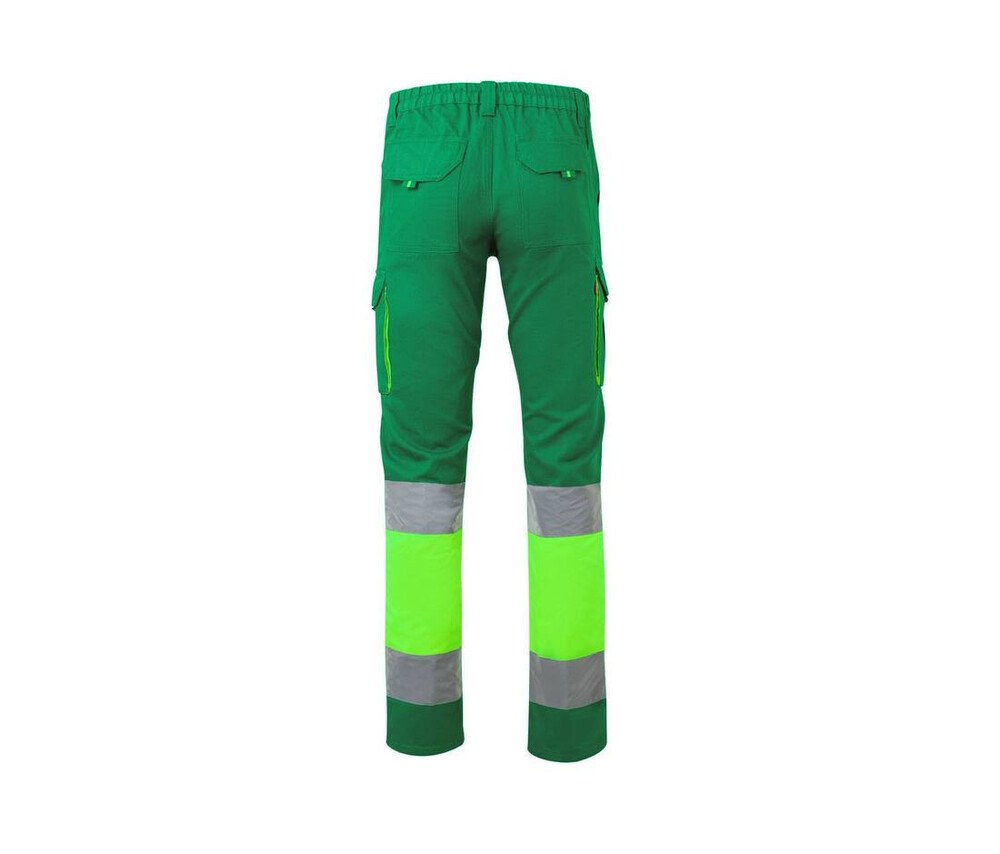 VELILLA V3030 - Pantalones multibolsillos dos tonos y alta visibilidad V3030