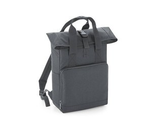 Bag Base BG118 - MOCHILA TWIN HANDLE ROLL-TOP Graphite Grey