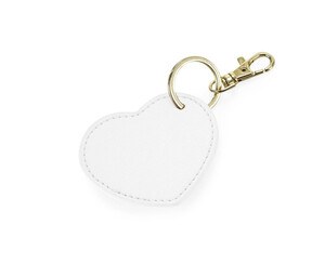 Bag Base BG746 - Clip de llave de corazón boutique Soft White