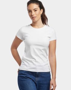 Les Filosophes WEIL - Camiseta de algodón orgánico de mujeres hecha en Francia Blanco