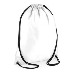 Bag Base BG5 - Mochila con cordones Budget White