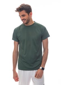 Mustaghata RUNAIR - Camiseta activa para hombres mangas cortas Kaki Green