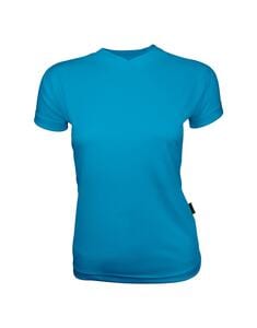 Mustaghata STEP - Camiseta corriendo para mujeres 140 g Atoll (ciel)