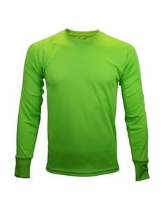 Mustaghata TRAIL - Camiseta activa para hombres mangas largas 140 g Citron vert
