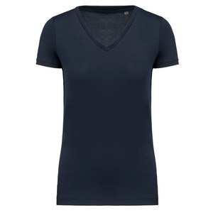 Kariban K3003 - CAMISETA SUPIMA® CUELLO DE PICO MANGA CORTA PARA MUJER