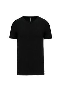 Kariban K3014 - Camiseta con elastán cuello de pico hombre Black