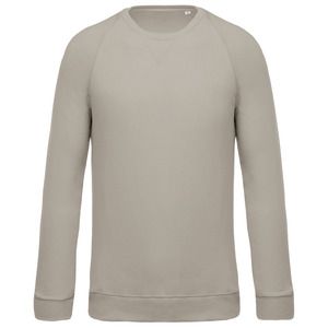 Kariban K480 - Sudadera de hombre orgánica con cuello redondo y manga raglán Clay