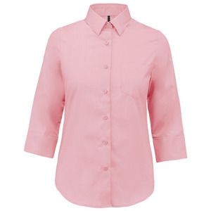 Kariban K558 - Camisa con mangas 3/4 para mujer Rosa pálido