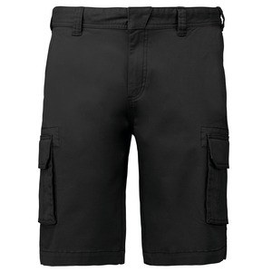 Kariban K754 - Bermudas hombre multibolsillos Black