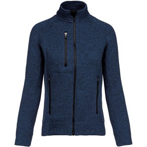 Kariban K9107 - Chaqueta jaspeada con cremallera mujer