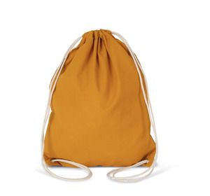 Kimood KI0125 - MOCHILA DE ALGODÓN CON CORDONES Curcuma