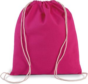 Kimood KI0147 - Mochila de algodón orgánico pequeña Magenta