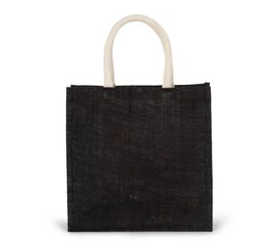 Kimood KI0274 - Bolso tote de lona de yute - modelo grande