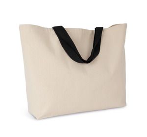 Kimood KI0297 - Bolsa de compras XXL Natural / Negro