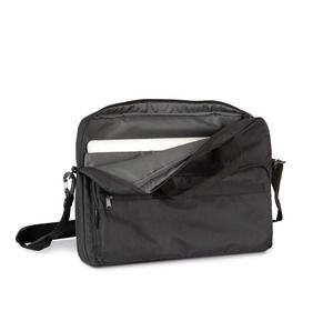 Kimood KI0433 - BOLSA DE TRABAJO PARA ORDENADOR RECICLADO Black