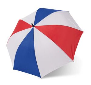 Kimood KI2008 - gran paraguas de golf Reflex Blue / White / French Red