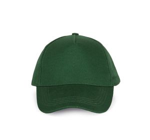 K-up KP162 - Gorra algodón grueso - 5 paneles Verde bosque