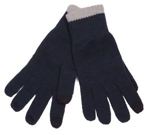 K-up KP425 - Guantes de punto para pantalla táctil Navy / Light Grey