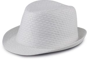 K-up KP612 - Sombrero de paja estilo Panamá retro White