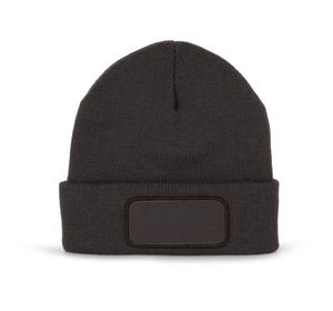 K-up KP894 - Gorro con parche y forro Thinsulate Gris oscuro