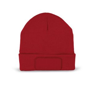 K-up KP894 - Gorro con parche y forro Thinsulate Red