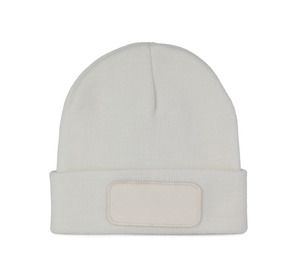 K-up KP895 - Gorro con parche White