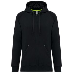 PROACT PA383 - CHAQUETA CREMALLERA Y CAPUCHA - UNISEX Black