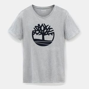 Timberland TB0A2C2R - Camiseta Brand Tree orgánica Medium Grey Heather