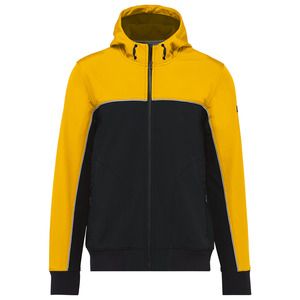 WK. Designed To Work WK450 - CHAQUETA SOFTSHELL BICOLOR - CAPAS - BIONIC-FINISH® ECO – Unisex Black / Yellow