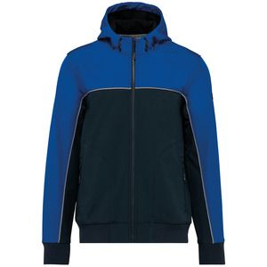 WK. Designed To Work WK450 - CHAQUETA SOFTSHELL BICOLOR - CAPAS - BIONIC-FINISH® ECO – Unisex Azul marino / Azul royal