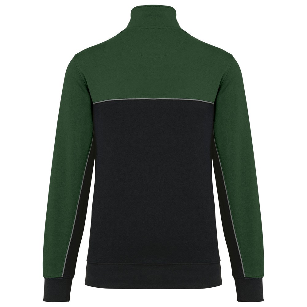 WK. Designed To Work WK404 - Sudadera cuello con cremallera ecorresponsable– Unisex