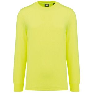 WK. Designed To Work WK303 - Camiseta ecorresponsable manga larga - Unisex Fluorescent Yellow