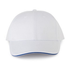 WK. Designed To Work WKP145 - Gorra sandwich contrastado 6 paneles - Certificado Oeko-Tex