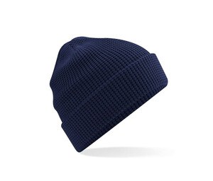 Beechfield BF052N - Gorro de gorro de algodón orgánico Oxford Navy