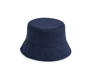 Beechfield BF090N - Sombrero de cubo de algodón orgánico Azul marino