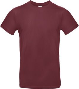 B&C CGTU03T - Camiseta #E190 hombre Burgundy
