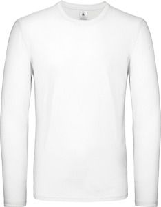 B&C CGTU05T - Camiseta #E150 manga larga hombre White